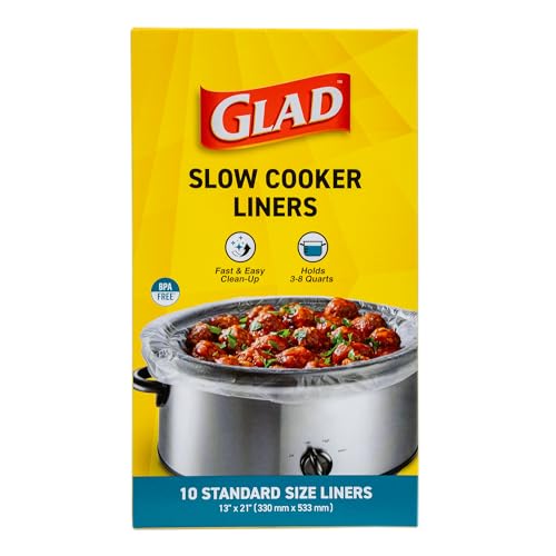 Glad Slow Cooker and Crockpot Liners 10 Count