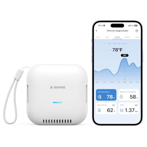 X-Sense Wi-Fi Thermometer Hygrometer for Home