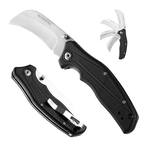 WORKPRO Hawkbill Folding Utility Knife