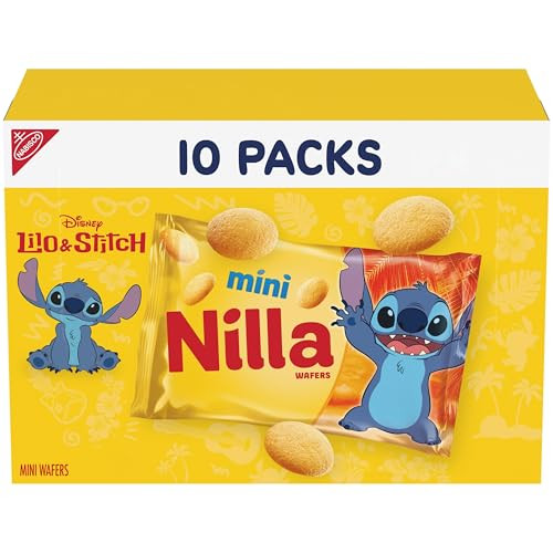 Nilla Wafers Mini Vanilla Cookies 10-Pack 1-Oz