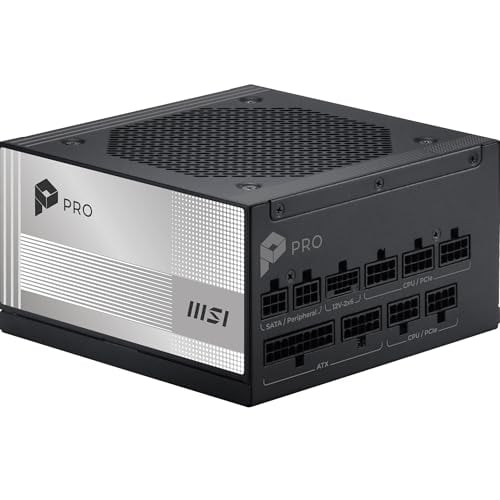 MSI PRO 850W A850PL PCIE5 80+ Platinum Fully Modular Gaming Power Supply Deal