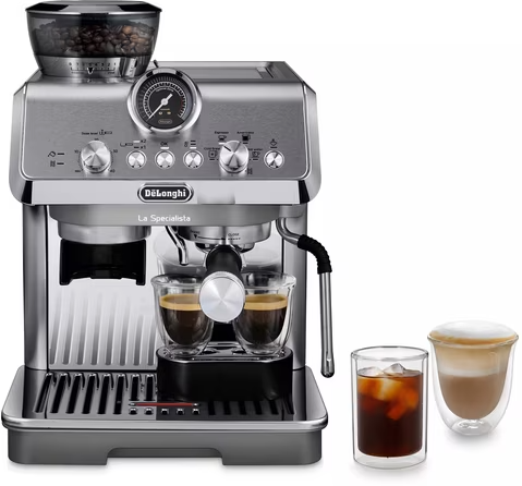 DeLonghi La Specialista Arte Evo Espresso Machine w/ Built-In Burr Grinder & Cold Extraction Technology