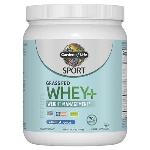 Garden of Life Whey Grass Fed Weight Management 15.87-Oz (Vanilla)