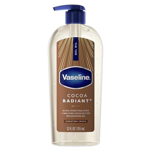 Vaseline Intensive Care Cocoa Radiant Body Gel Oil with 100% Pure Cocoa Butter, 12 oz Deal
