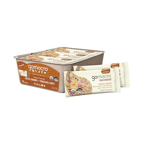 12-Pack 2.3-Oz GoMacro MacroBar Organic Vegan Protein Bars