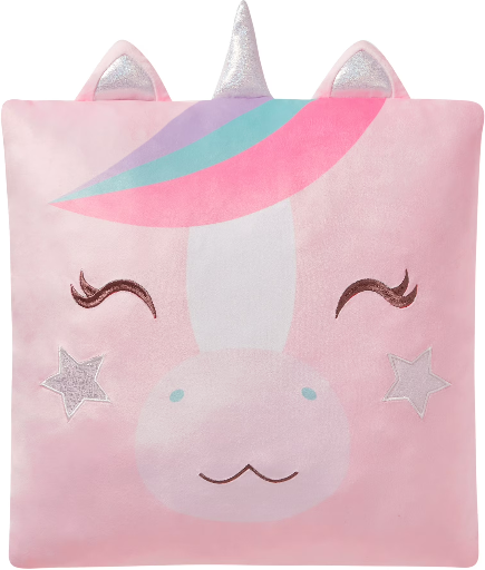 Your Zone Unicorn Snuggly Pillow, 18" x 18" Deal