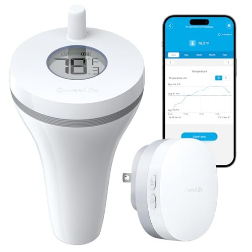GoveeLife WiFi Smart Floating P1 Pool Thermometer (RF Gateway + 1 Sensor) Deal