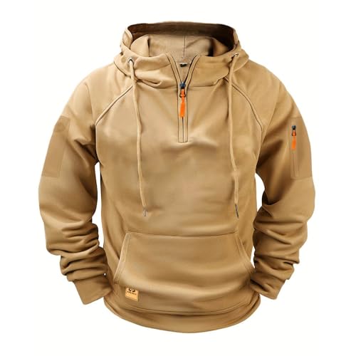 Mens Outdoor Zip up Cargo Sweatshirt Deal