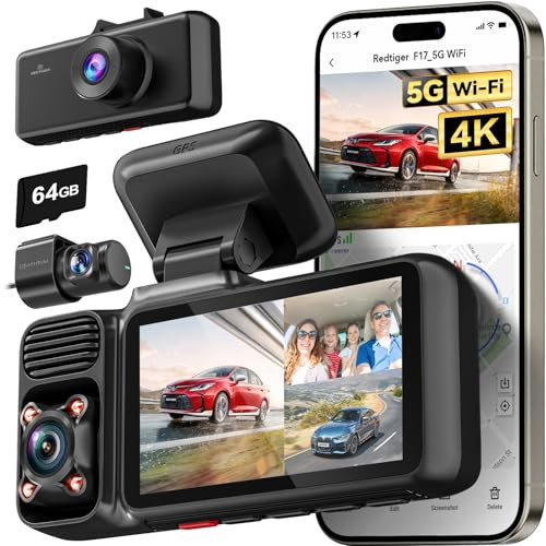 REDTIGER F7N 4K Dual Channel Dash Cam