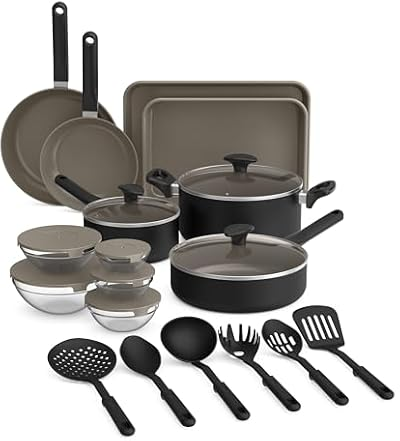Bella 21 Piece Kitchen Set with EverGood™ Ceramic Nonstick Coating Deal