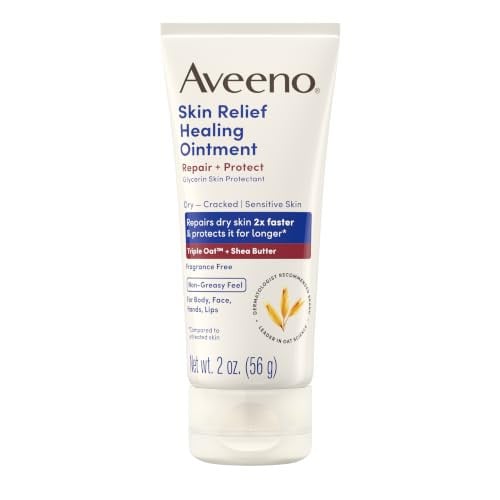 Aveeno Skin Relief Healing Ointment 2.0 oz 2-Pack Deal