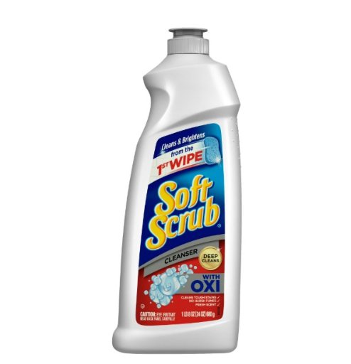 Soft Scrub Multi-Purpose Cleanser with OXI, 24 Ounce