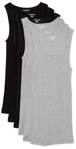 Amazon Essentials Men's Tank Undershirts 6-Pack