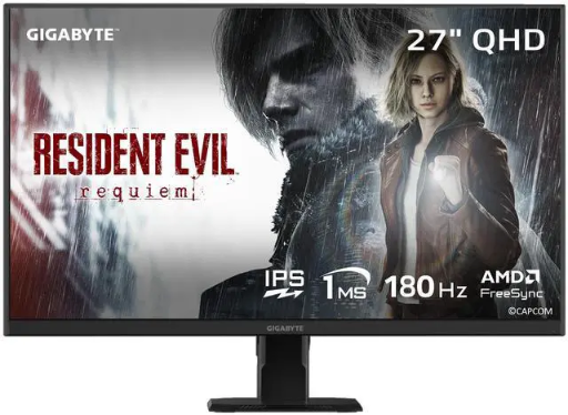 GIGABYTE 27 QHD 180Hz IPS Gaming Monitor