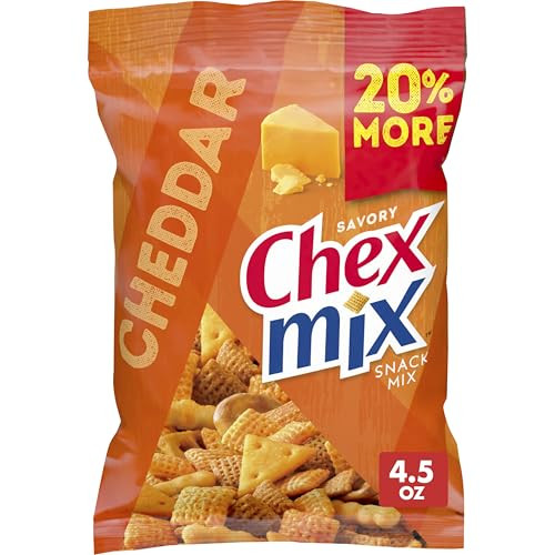 4.5-Ounce Chex Mix Savory Cheddar Cheese Snack Mix