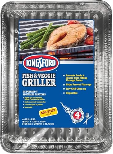 Kingsford Fish & Veggie Grill Liners, 4-Pack