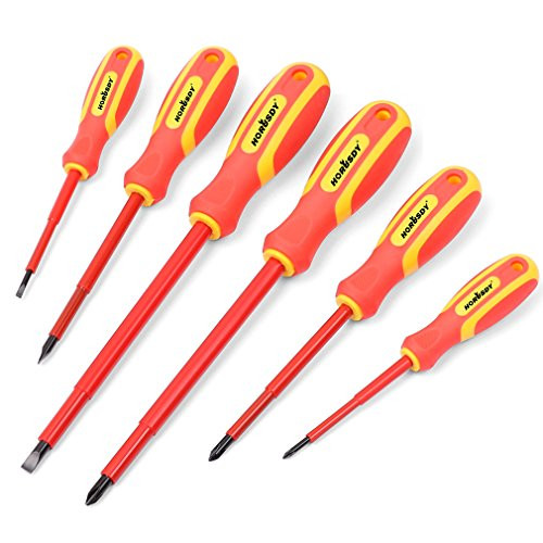 HORUSDY 6-Piece 1000v Insulated Screwdriver Set