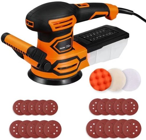 Tacklife PRS03A 450W 5-inch Variable Speed Random Orbital Sander