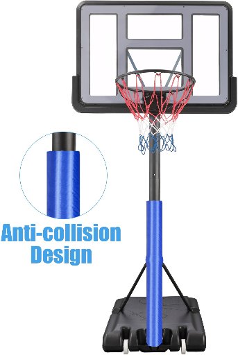 SEGMART Portable Basketball Hoop with 44-inch PE Backboard