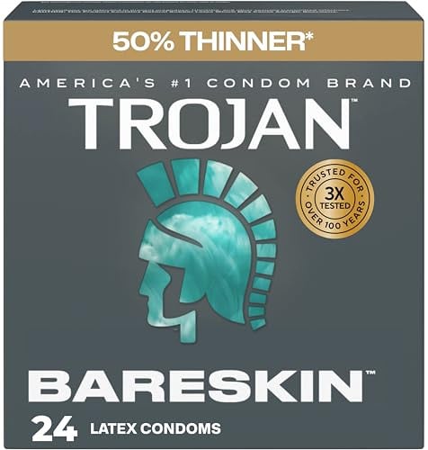 Trojan Bareskin Lubricated Condoms 24-Count Deal