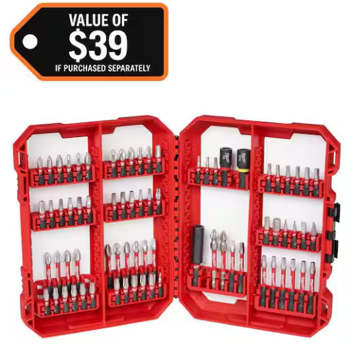 Milwaukee SHOCKWAVE Impact Duty Alloy Steel Screw Driver Bit Set 74-Piece