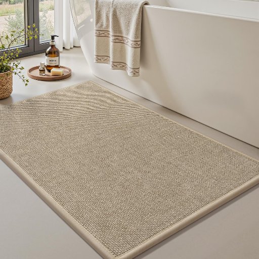 PADOOR 17"x24" Non Slip Washable Bath Mat