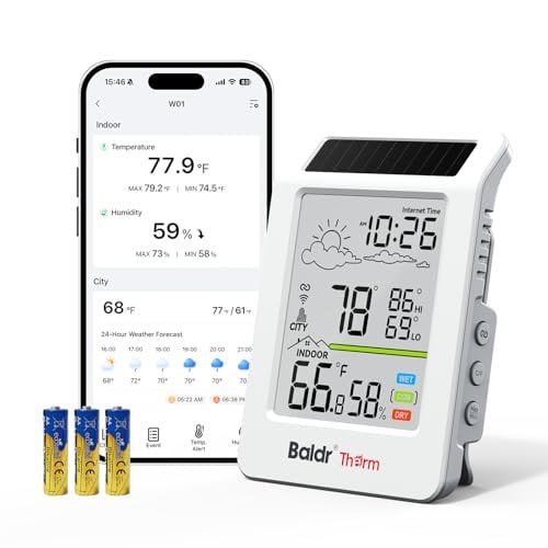 BaldrTherm WiFi Thermometer Hygrometer with Backlight Deal