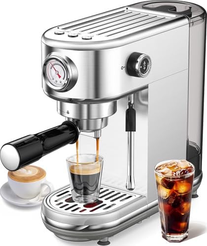 atatix Espresso Machine with Milk Frother 20 Bar Pressure Deal