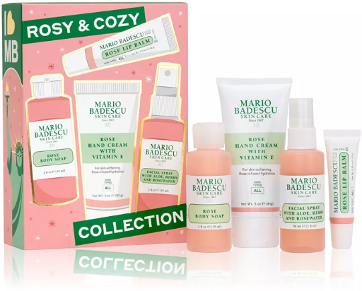 Mario Badescu 4-Piece Rosy & Cozy Set Deal