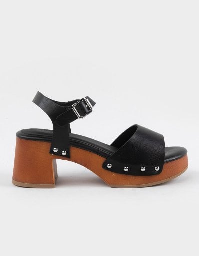 BAMBOO Silveroak Women's Platform Heels