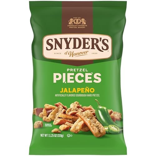 Snyder's of Hanover Jalapeño Flavored Pretzel Pieces, 11.25 Oz