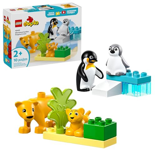 LEGO Duplo Wild Animal Families: Penguins & Lions 10-Piece