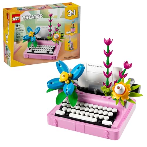 LEGO Creator 3 in 1 Typewriter with Flowers 363 pcs Deal