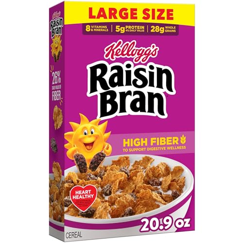 Kellogg’s Raisin Bran Breakfast Cereal 20.9-Oz Deal