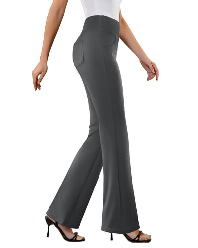 DLOODA Stretchy Business Trousers with Pockets