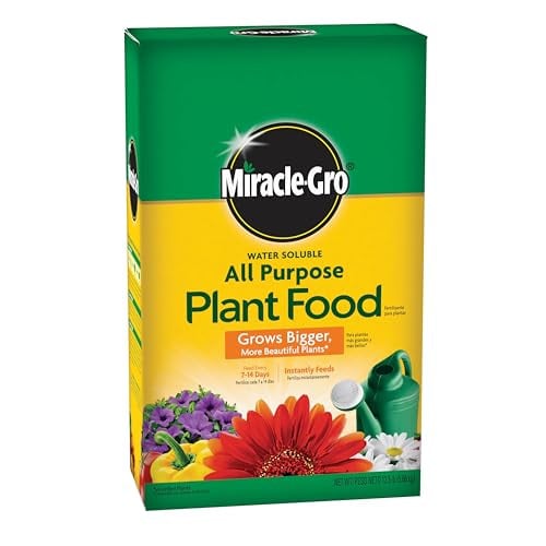 Miracle-Gro Water Soluble All Purpose Fertilizer Plant Food 12.5-Lbs