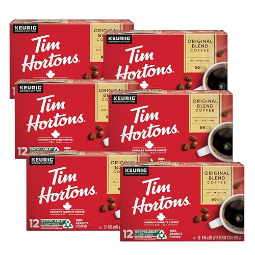 Tim Hortons Original Blend Medium Roast Coffee 72ct K-Cups