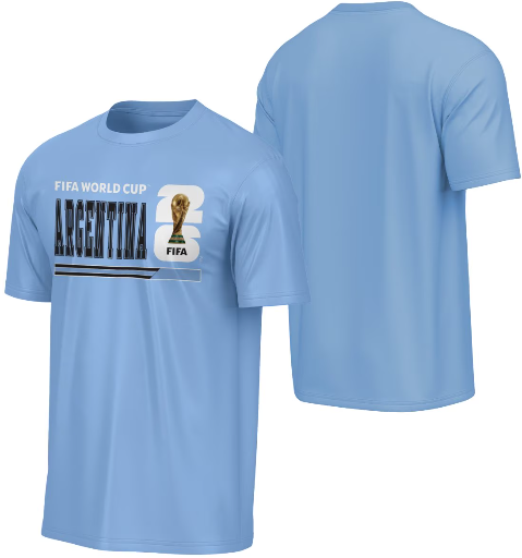 FIFA World Cup 2026 Men's Argentina Country Soccer Tee