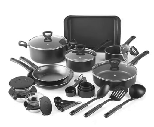Cooks 30-Piece Aluminum Non-Stick Cookware Set