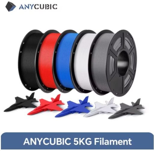 ANYCUBIC 5KG PLA 3D Printer Mixed Color Filament Deal
