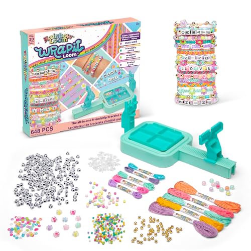 Rainbow Loom Wrapit Loom DIY Bracelet Maker Kit w/ 600 Beads
