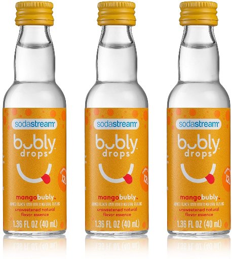 Sodastream bubly Drops, Mango 3-Pack