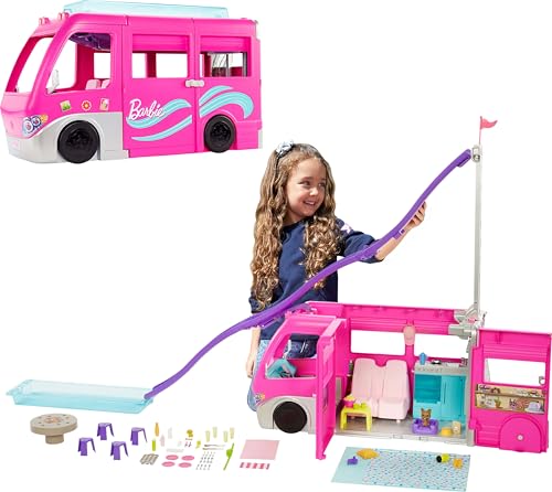 Barbie Dream Camper Playset w/ 60+ Accessories & 7 Play Areas Deal