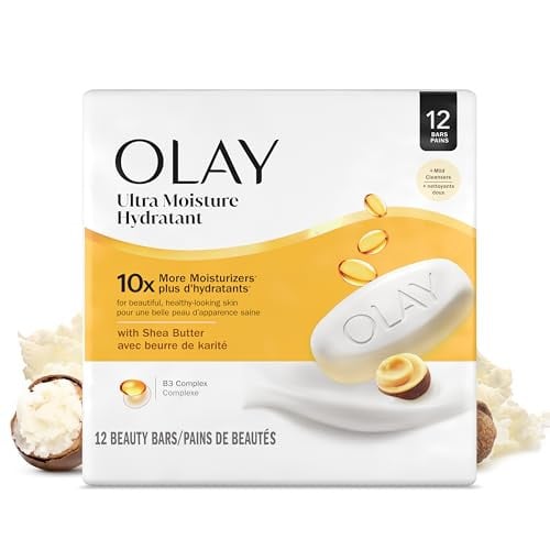 Olay Beauty Bar Ultra Moisture Shea Butter Scent 12-Pack Deal