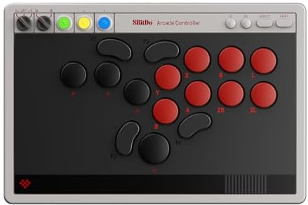 8BitDo All-Button Arcade Controller for Nintendo Switch/Switch 2 & Windows