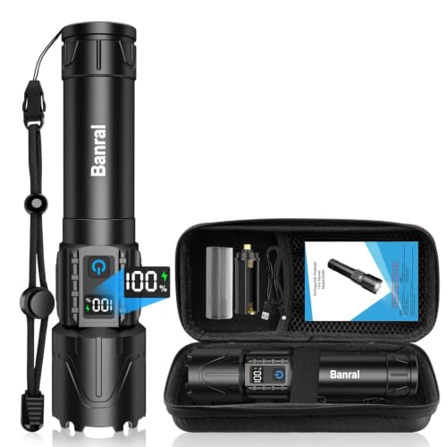 Super Bright Tactical Flashlight 5000mAh USB-C Deal