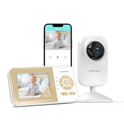 Ebemate Video Baby Monitor Camera with 2.8" LCD Screen