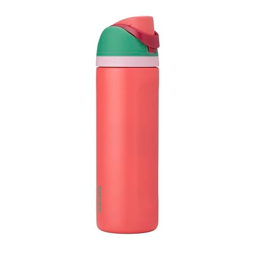Owala Free Sip 24-Oz Stainless Steel Water Bottle (Strawberry Fields) Deal
