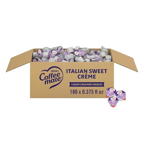 Nestle Coffee mate Coffee Creamer Italian Sweet Creme Liquid Creamer Singles (180-Count) Deal