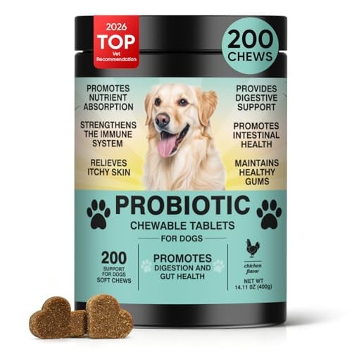 Probiotics for Dogs Gut Digestive Health Chews  Deal